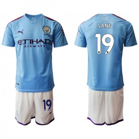 Fußballtrikots Manchester City SANE 19 Kinder Heim Trikotsatz 2019-2020